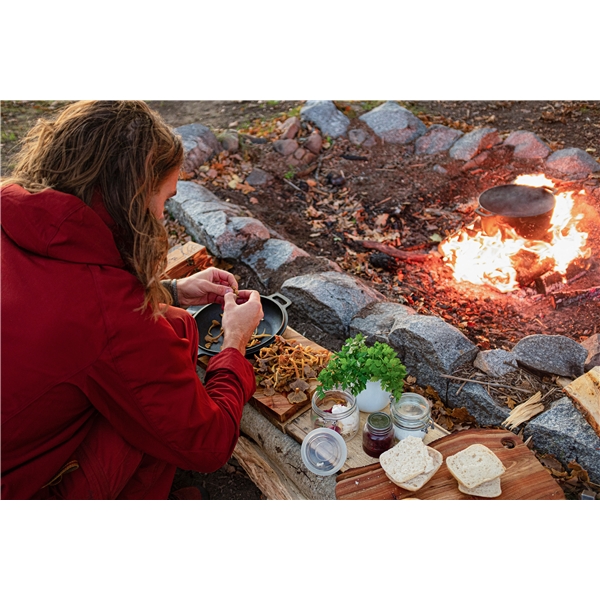 Satake Outdoor Støbejernsgryde med Stegelåg (Billede 6 af 7)