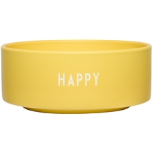 Design Letters Snack Bowl Yellow