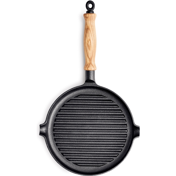 Le Gourmet grillpande med træhåndtag (Billede 1 af 2)