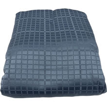 Polarblå - Jacquard Dynebetræk 230 x 220 cm