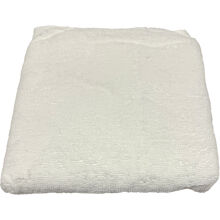 Hvid - Bomuldshåndklæde 38 x 76 cm