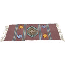 Lyserød - Tæppe - Boho Starburst 52 x 130 cm.