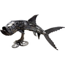 Metalskulptur Tarpon Fish 1