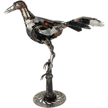 Metalskulptur Crow 1