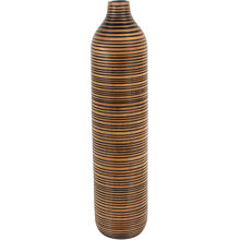 45 cm - Stribet træstak mørke striber