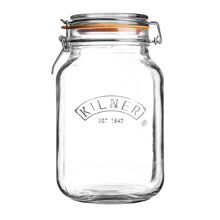 2 liter - Klar - Henkogningsglas med Bøjle