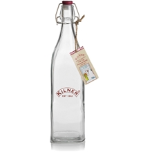 1 liter - Klar - Flaske med Bøjle