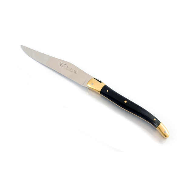 Laguiole Steakkniv Horn Messing