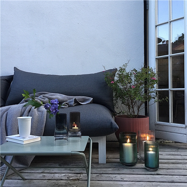 Lyngbyvasen Glas Copenhagen Green (Billede 3 af 5)