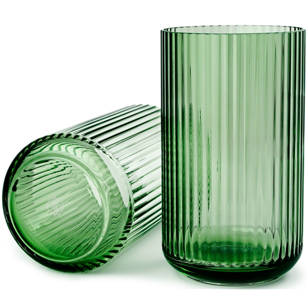 Lyngbyvasen Glas Copenhagen Green (Billede 1 af 3)