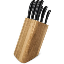 Signature Prism Oak Knivblok med 6 knive
