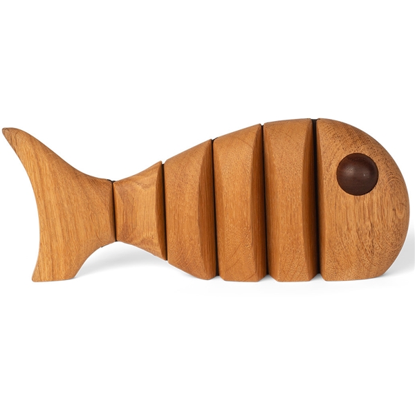 The Wood Fish Small Egetræ 18 cm (Billede 1 af 3)