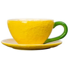 Cup and plate Lemon