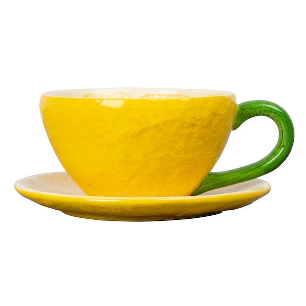 Cup and plate Lemon (Billede 1 af 5)