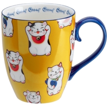 Kawaii Krus 380 ml Yellow Classic Cat