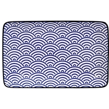 Nippon Blue Plate 21 x 13,5 cm Waves