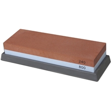 Grå - Slibesten Rektangulær 18 x 6 cm Sten