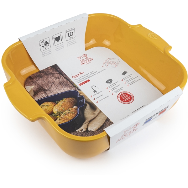 Appolia Ovnfast Fad Firkantet Safran (Billede 2 af 2)