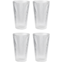 1 set - Klar - Stelton Pilastro Drikkeglas Pakke med 4 stk.