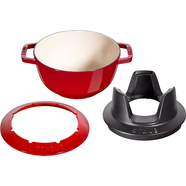 STAUB Fonduesæt 2,35 liter (Billede 4 af 4)