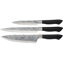 1 set - Sort - Akira Knivsæt 3 Knive