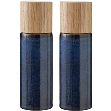 1 set - Mørkeblå - Gastro Salt & Peber 16,7 cm