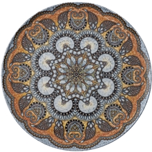 B - Mandala Middagstallerken 32 cm