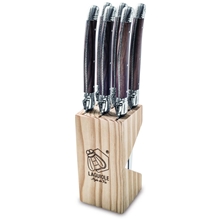 Grillknive Laguiole Dark Wood Pakke med 6 stk.