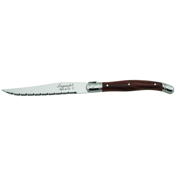 Grillknive Laguiole Dark Wood Pakke med 6 stk. (Billede 3 af 9)