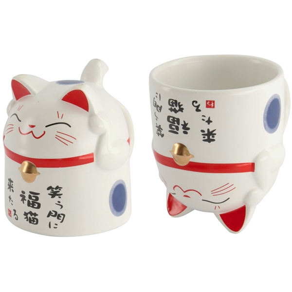 Kawaii Lucky Cat Mug 350 ml (Billede 1 af 3)