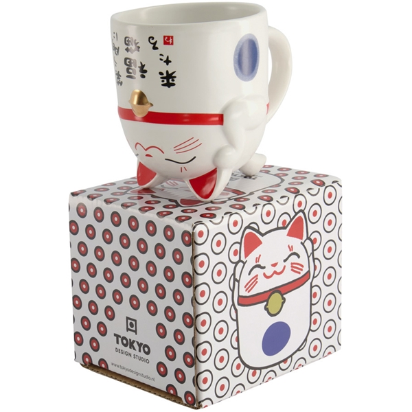 Kawaii Lucky Cat Mug 350 ml (Billede 2 af 3)