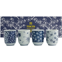 1 set - B - Teacup Giftset Pakke med 4 stk. 160 ml