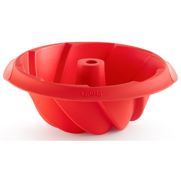 Sukkerkageform Spiral 20 cm silikone (Billede 1 af 6)