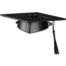 Kay Bojesen Graduate hat Sort