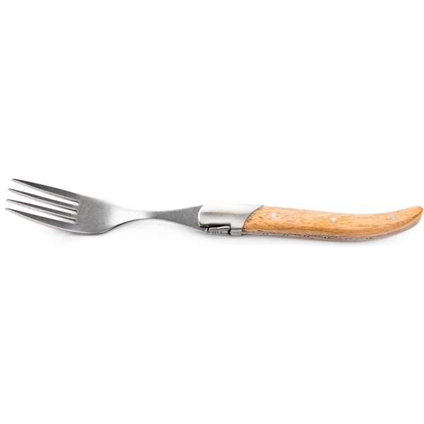 Grillgafler Laguiole Oak Wood Stonewash Pakke (Billede 5 af 5)