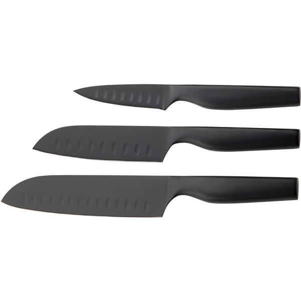 Sukai Knivsæt 3 dele Sort (Billede 1 af 6)