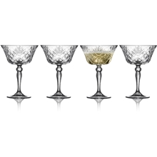 Melodia Champagneskål Krystal 26cl 4-pak