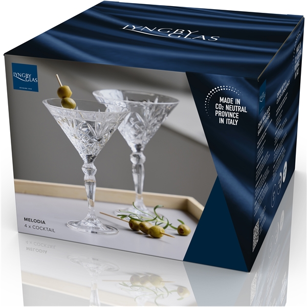 Melodia Cocktailglas Krystal 21 cl 4-pak (Billede 5 af 5)