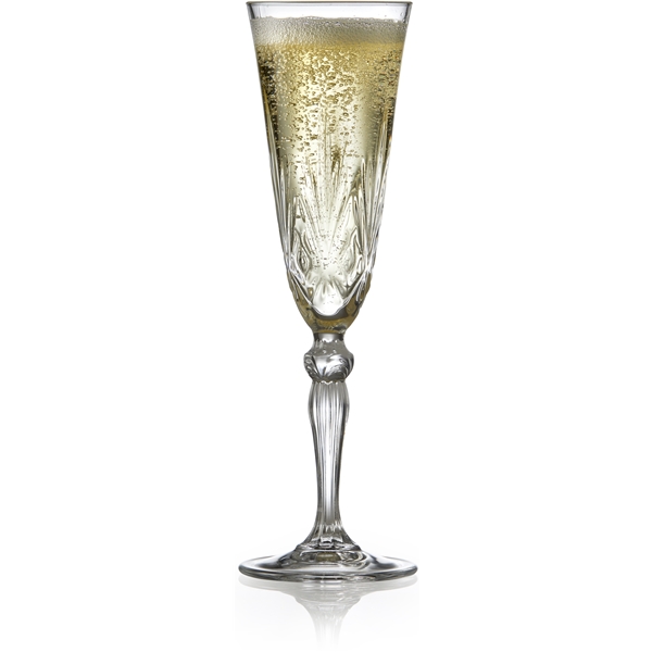 Melodia Champagneglas Krystal 16 cl 4-pak (Billede 2 af 5)