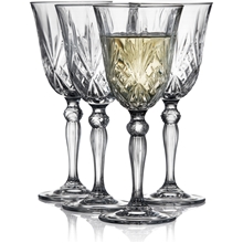 Melodia Hvidvinsglas Krystal 21 cl 4-pak