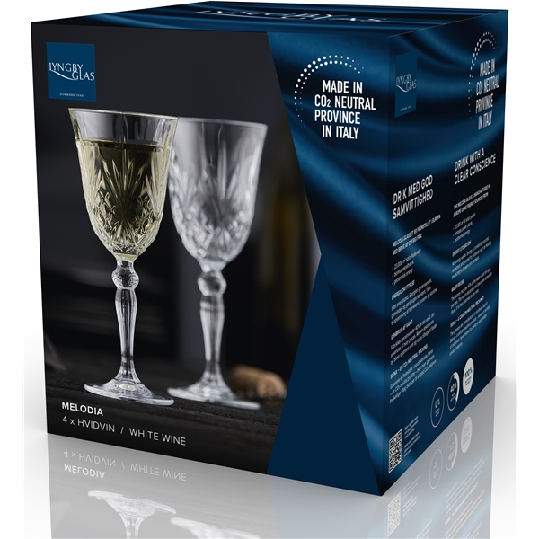 Melodia Hvidvinsglas Krystal 21 cl 4-pak (Billede 10 af 10)