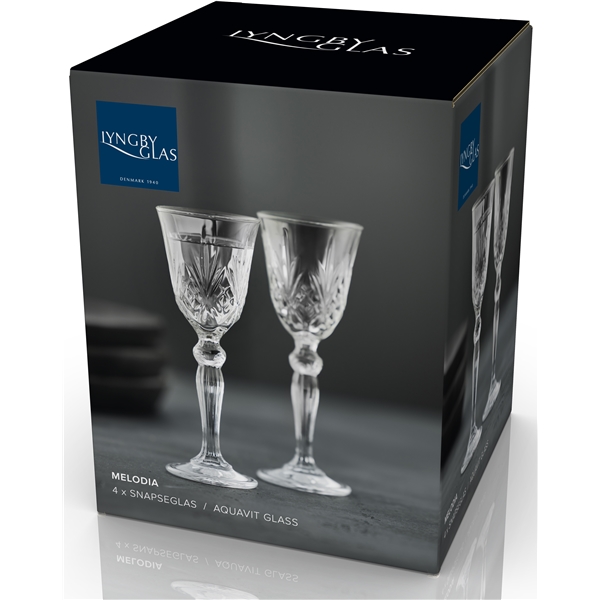 Melodia Snapsglas Krystal 5 cl 4-pak (Billede 4 af 4)