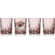 Pink - Sorrento Whiskyglas 32 cl 4-pak
