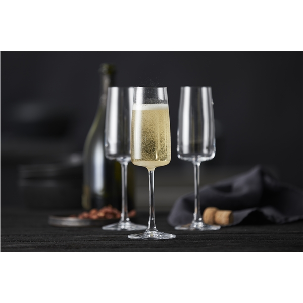 Zero Champagneglas Krystal 30 cl 4-pak (Billede 3 af 5)