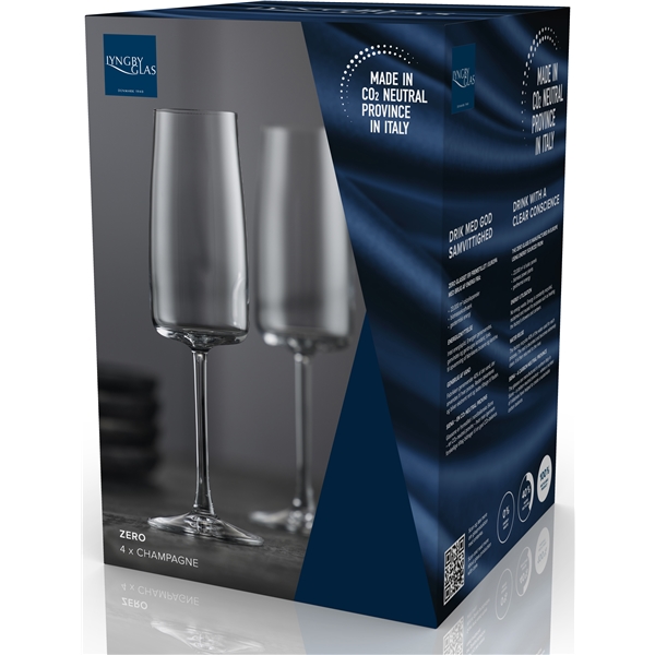 Zero Champagneglas Krystal 30 cl 4-pak (Billede 5 af 5)