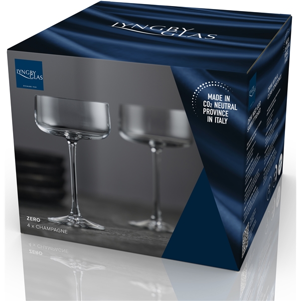 Zero Champagneglas Krystal 26 cl 4-pak (Billede 6 af 6)