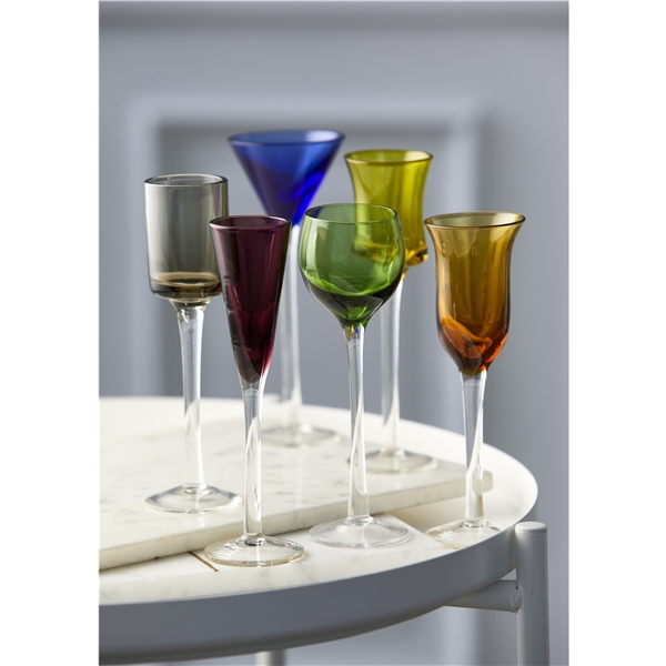 Snapsglas 6-pak Blandede farver (Billede 10 af 11)