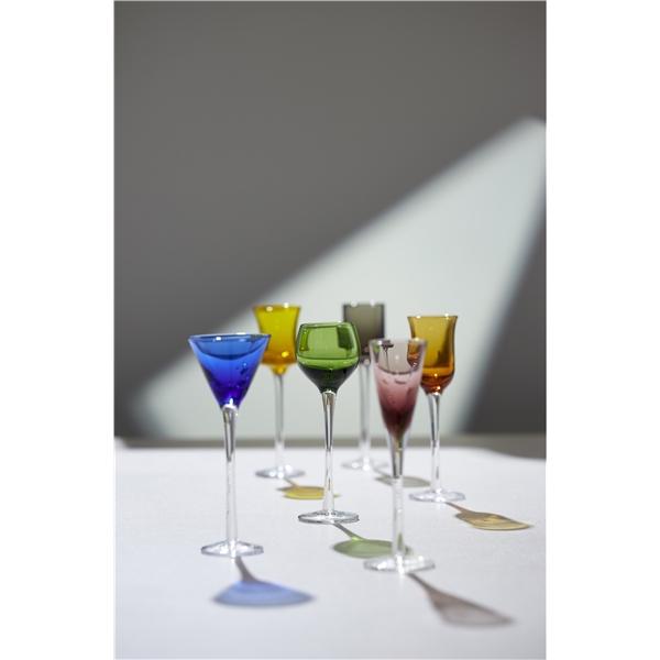 Snapsglas 6-pak Blandede farver (Billede 8 af 11)