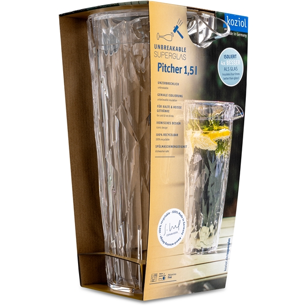 Club Karaff Plast 1,5L (Billede 2 af 5)