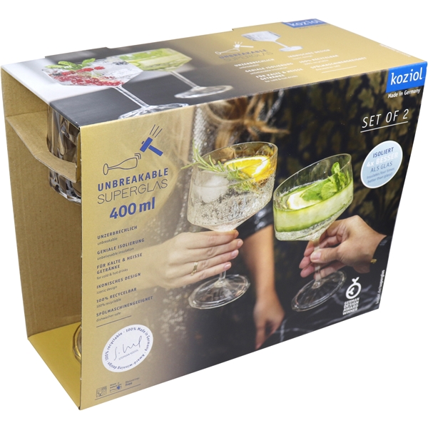 Club No. 15 Ginglas Plast 400 ml 2-pak (Billede 2 af 6)